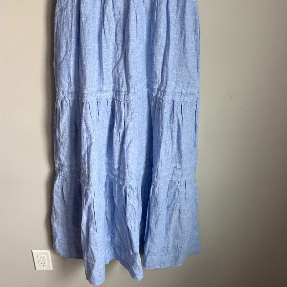 Quince 100% European Linen Tiered Maxi Dress XS - Picture 9 of 12